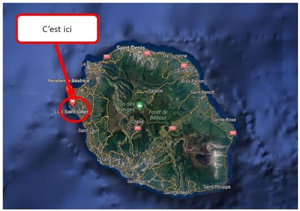 Kazacoco Bungalow A 5 Min A Pieds Du Lagon La Saline Les Bains Eksteriør billede